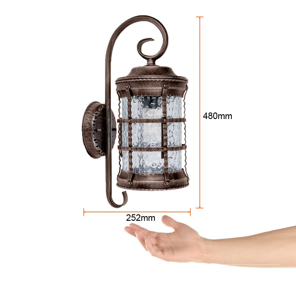 Tecnolite FTL-4100/BA Farol de Pared, Pantalla Cristal Seady
