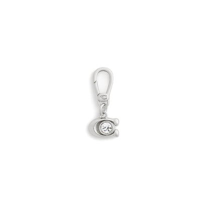 Coach Dije Coleccionable Signature para Collar o Pulsera - Una talla - vidrio - rodio de piedra C