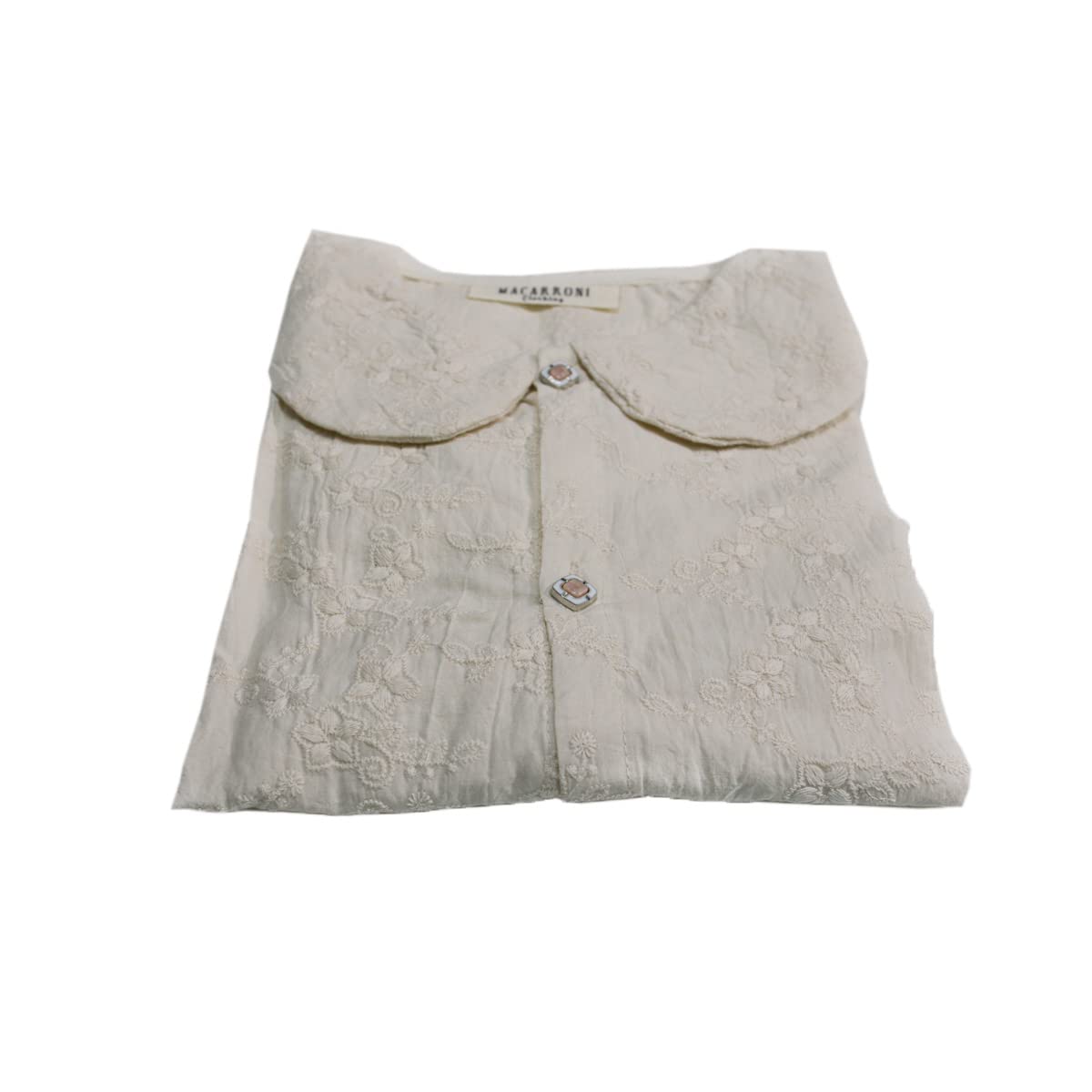 Macarroni Diseño Europeo Blusa Cuello Bobo Niñas