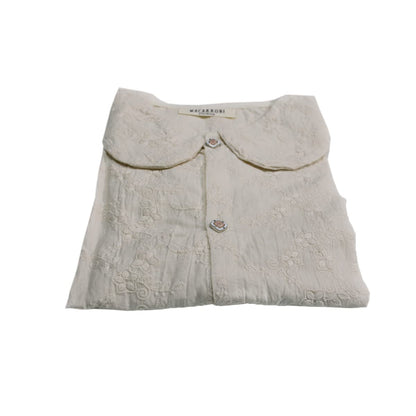 Macarroni Diseño Europeo Blusa Cuello Bobo Niñas