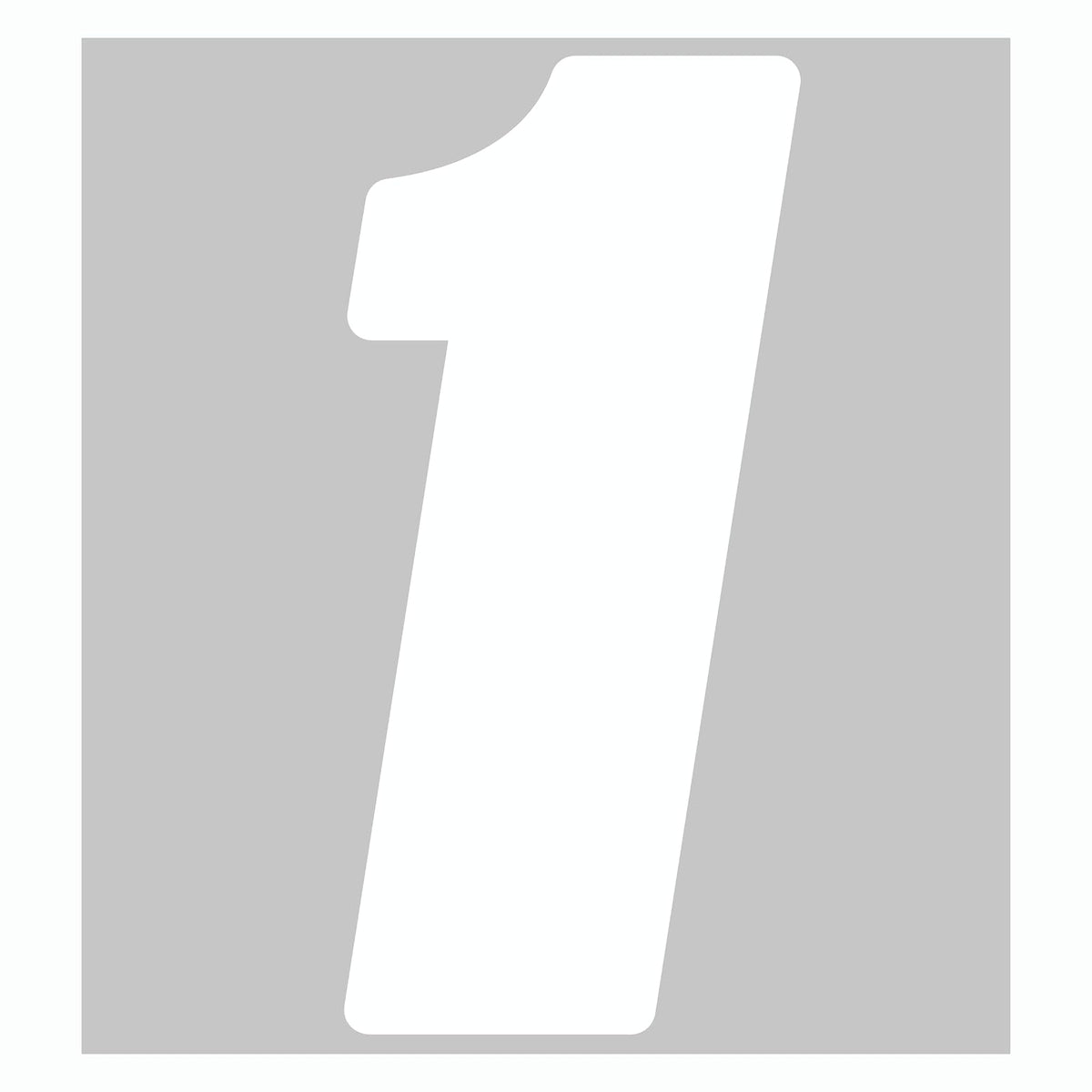 Dirt Digits - Vinilo de precisión con números 6 y 3 Unidades, 14 cm, Color Blanco, 1, Blanco, 14 cm