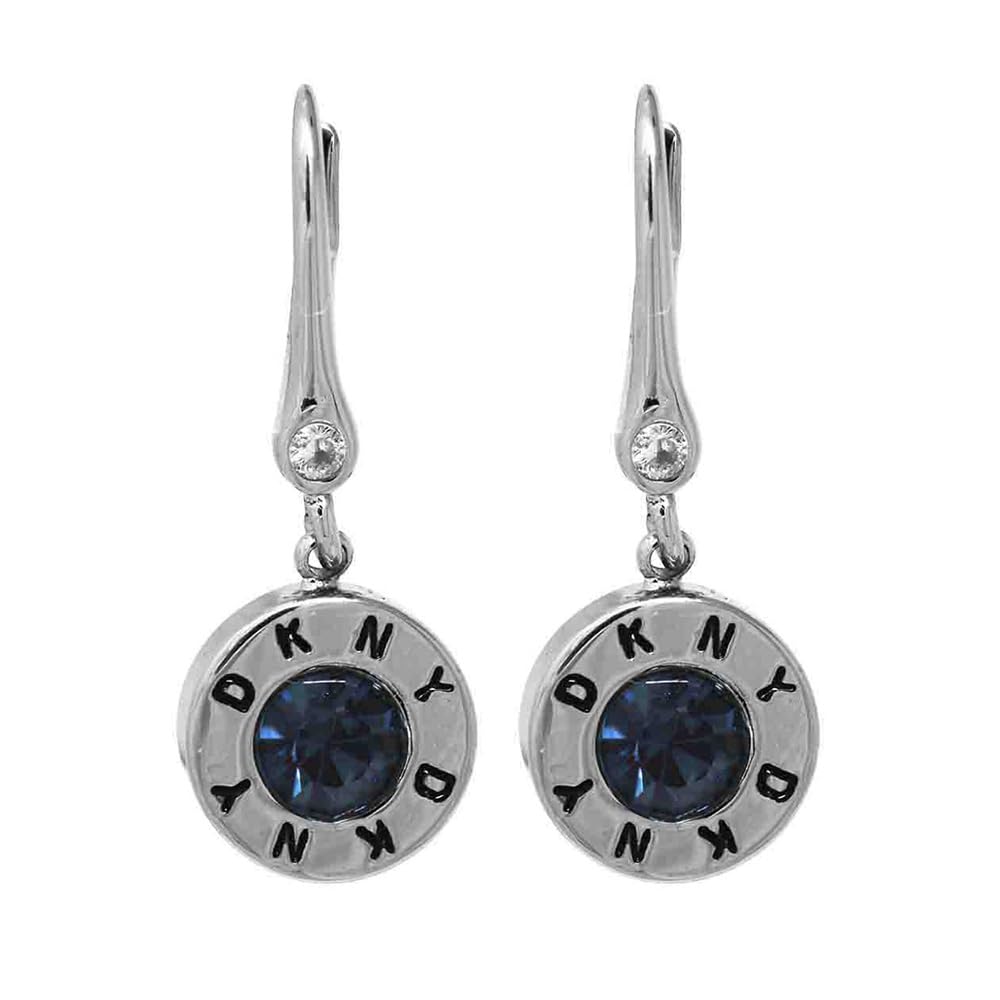 DKNY Aretes Plata Colgante Para Mujer