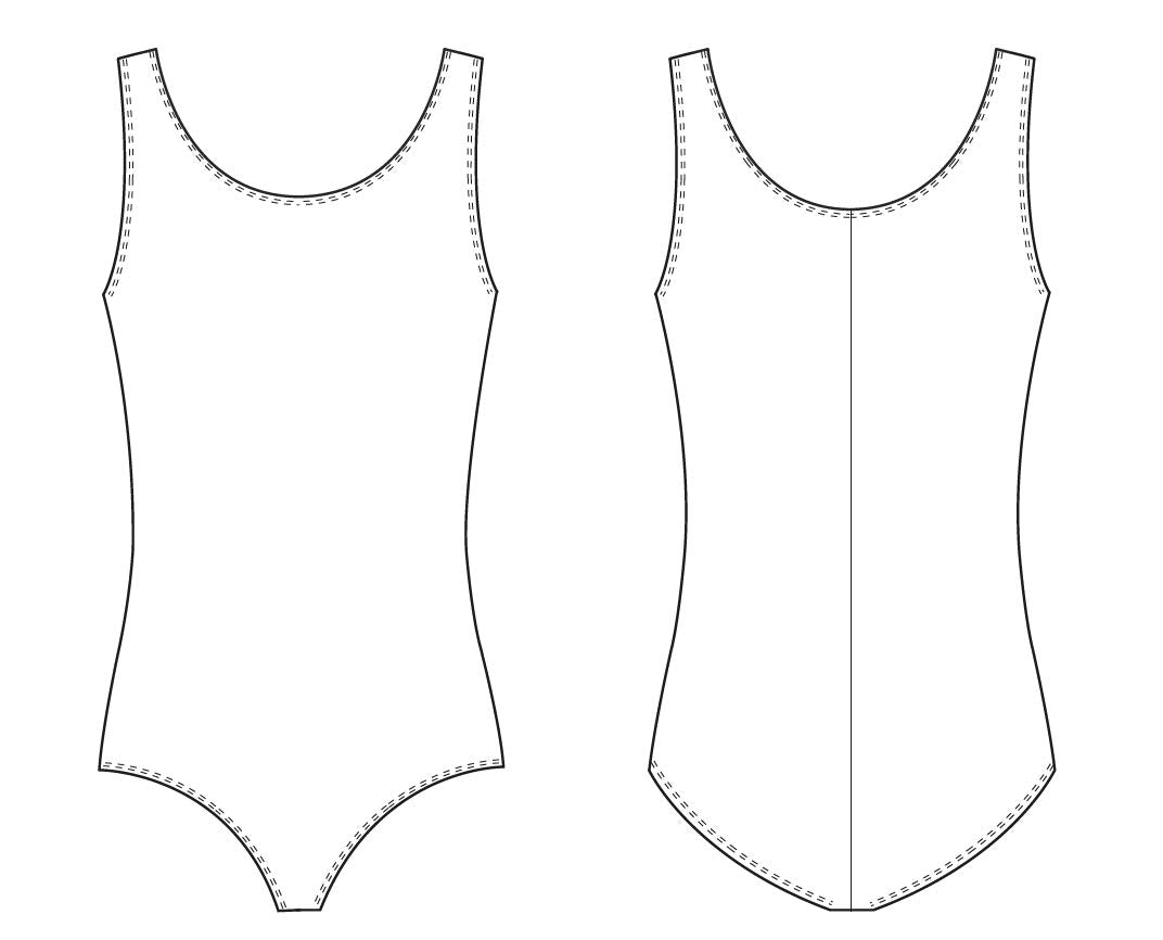 Bloch Dance Faire microlux - Maillot sin Mangas para Mujer