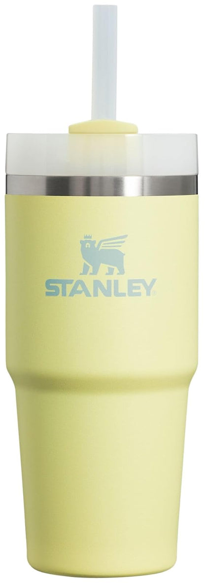 Stanley Quencher H2.0 - Vaso Térmico con Popote, Tapa Giratoria de 3 Vías, Acero Inoxidable, Libre de BPA - 14 onzas - Pomelo