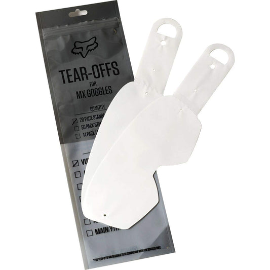 Fox Racing Unisex-Adulto VUE Standard Roll Off Tear Off, Transparente, Talla única
