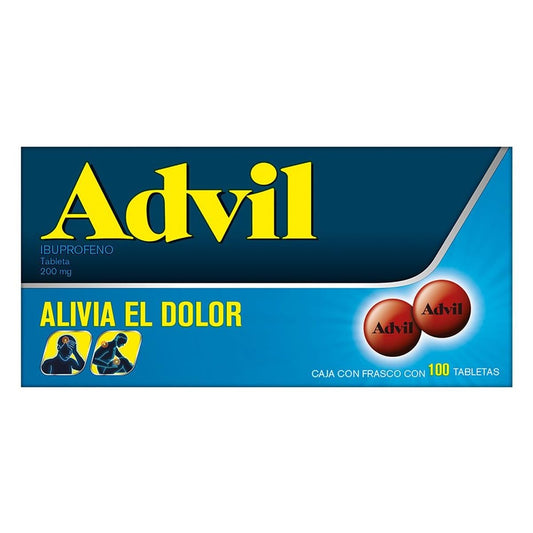 Advil Analgésico Grageas 200 mg 100 tabs