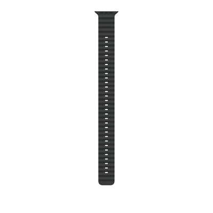 Apple Watch Band Correa Ocean para Deportes Acuáticos - Extra grande para muñecas de 130 a 250 mm - Negro - Negro