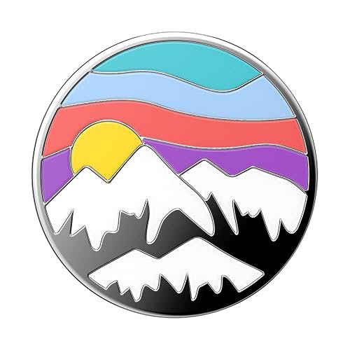 PopSockets - Empuñadura para teléfono con Soporte expandible, función Atril, Ajuste de altitud esmaltado