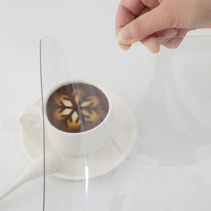 VEVOR - Funda de Mesa de plástico de 40 x 72 Pulgadas, Protector de Mesa Transparente de 1,5 mm de Grosor, tapete Rectangular Transparente, Impermeable y fácil de Limpiar para Oficina o Mesa de Noche