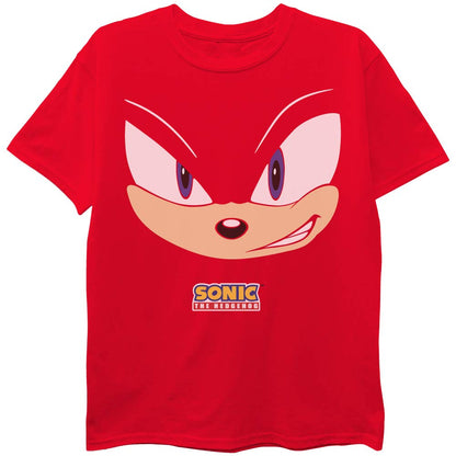 Sega Sonic The Hedgehog Boys - Paquete de 3 Camisetas Sonic, Colas, Nudillos Camiseta Niños