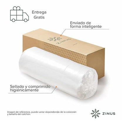 Zinus Colchón de muelles Bonnel Hybrid