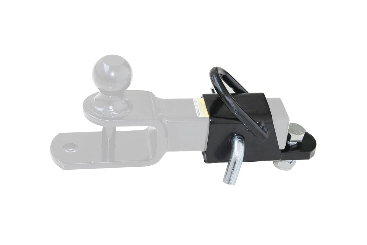 MaxxHaul 50619 Adaptador de Receptor de Enganche de Remolque para Tubo Receptor de 2 Pulgadas con Anillo en D Soldado