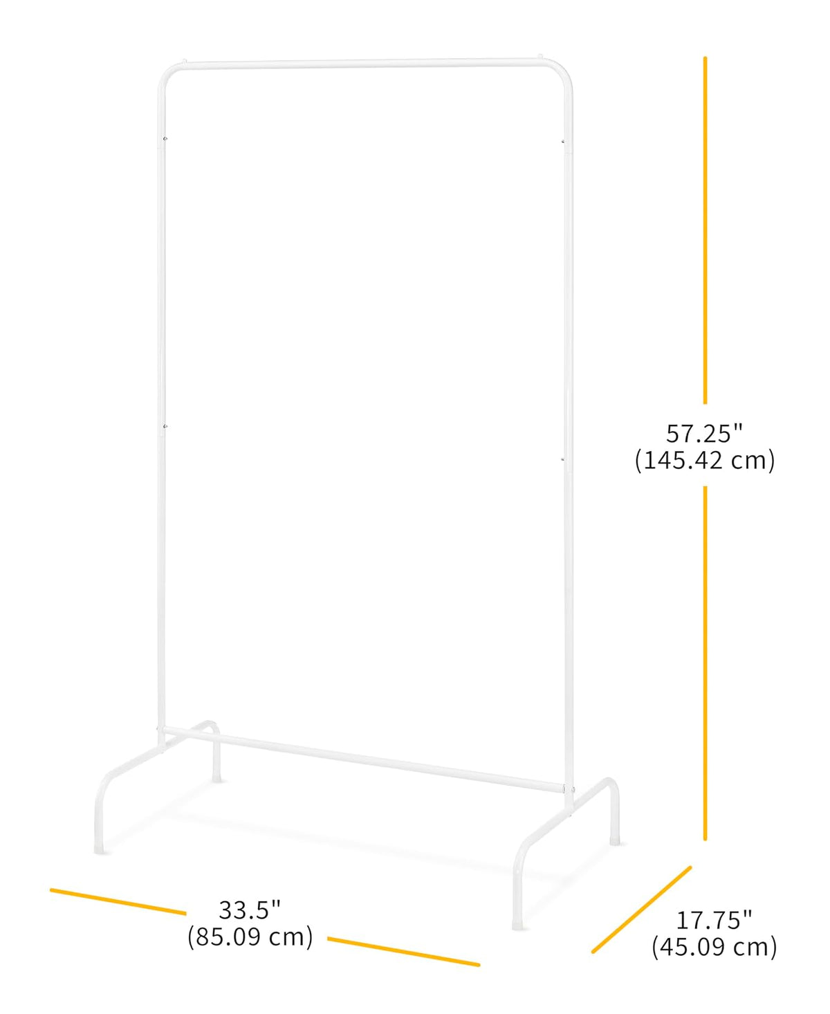 Whitmor 6023–1168 Perchero para ropa, 17.75" x 33.5" x 57.25"