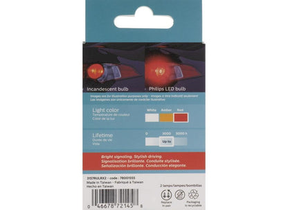 Philips 3157ALED Ultinon LED, Rojo