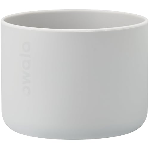 Owala Botín de silicona para botella de agua, funda protectora antideslizante para botella de agua, protege botellas de acero inoxidable FreeSip, Twist y Flip, 40 oz, gris