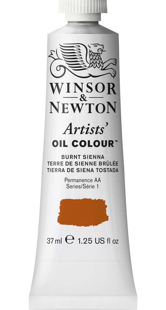 Winsor & Newton Artists' Oil Colour Pintura al Óleo Profesional, 37 ml - 37-ml Tube - Rojo (Burnt Sienna)