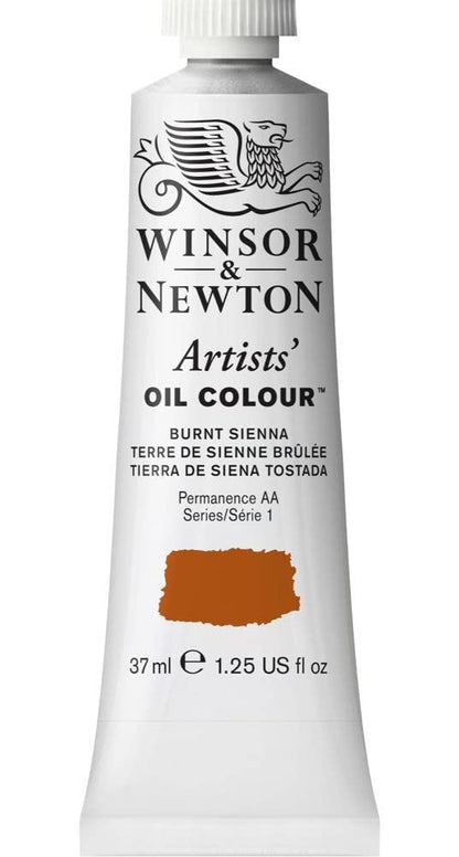 Winsor & Newton Artists' Oil Colour Pintura al Óleo Profesional, 37 ml - 37-ml Tube - Rojo (Burnt Sienna)