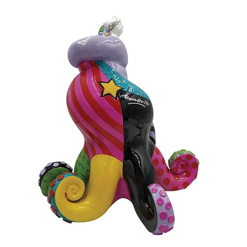 Enesco Disney by Romero Britto The Little Mermaid Ursula Figurine, 8.27 Pulgadas, Multicolor