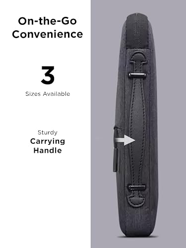 Lenovo Urban - Funda para portátil/portátil/tablet de 15.6", resistente al agua, compartimentos acolchados, almacenamiento de accesorios con cierre, esquinas de goma reforzadas, mango extensible, color gris carbón