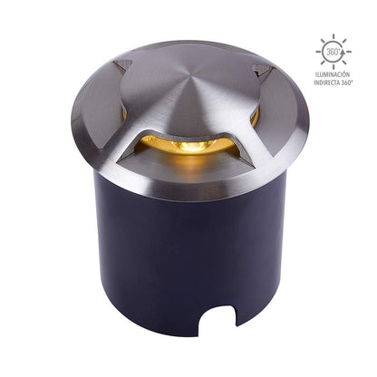 Tecnolite - Lámpara LED de exterior para empotrar, 3 W, Luz Suave Cálida, IP44