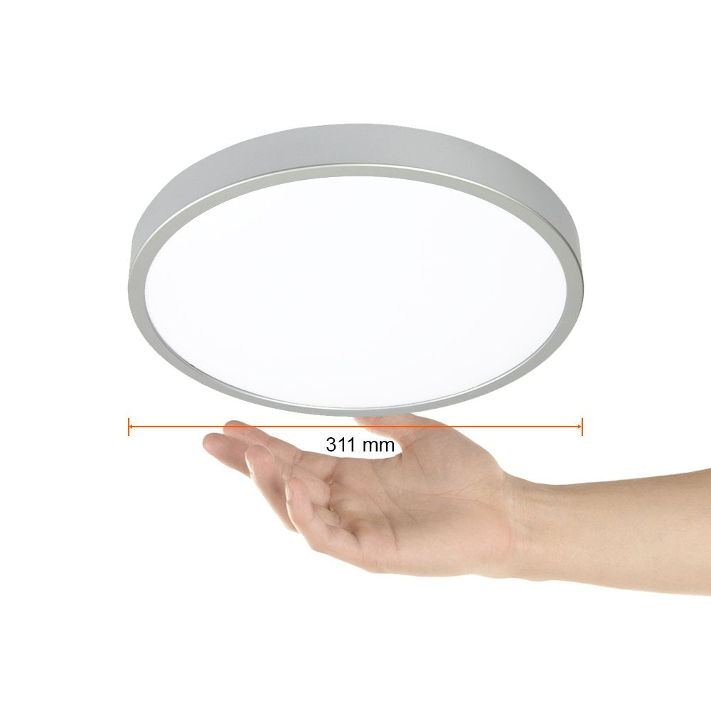 Tecnolite Lámpara de Interior, Sobreponer en techo color Satinado FC-LEDRL/004/30/S