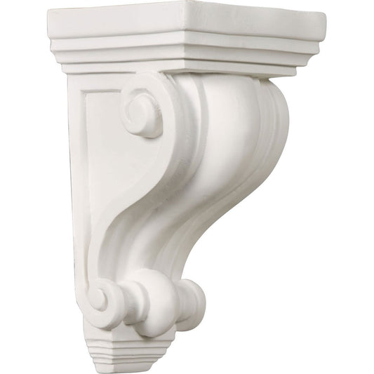 Ekena Millwork Ménsula Devon Uretano Blanco 10.16 x 10.16 x 19.18 cm