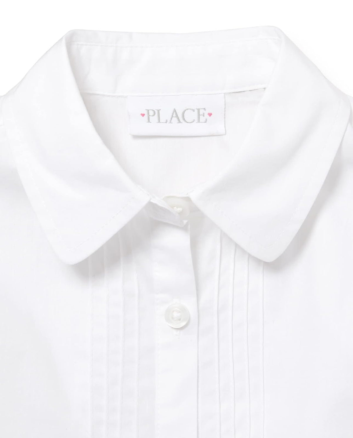 The Children's Place Camisa de Manga Larga de Popelina con Botones Camisa de Uniforme Escolar con Botones para Niñas