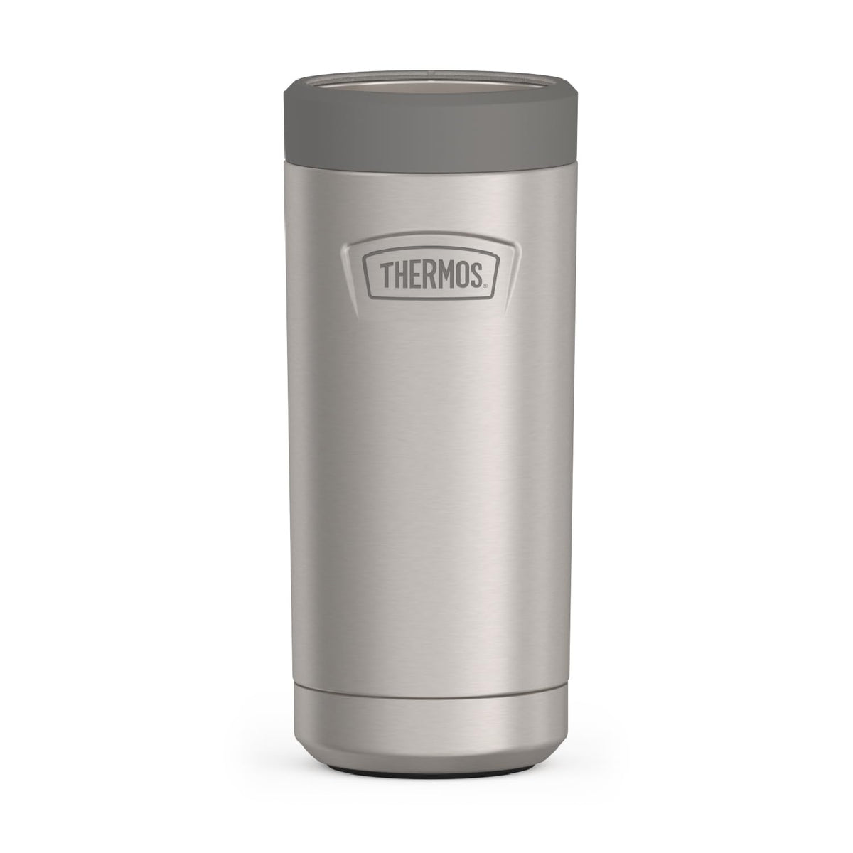 Thermos Icon Series Aislante para Latas de Acero Inoxidable 12 oz - Acero inoxidable mate (Slim)