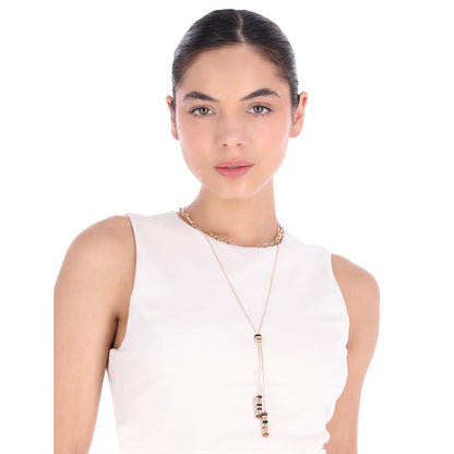 Nine West Collar Dorado Corbatin para Mujer