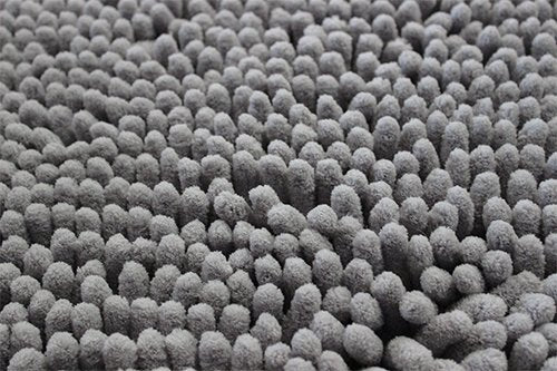 Tapete de Baño DIB Shaggy Coral 40X60 cm Gris