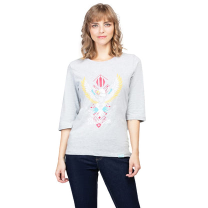 Wrangler Linea: Playera Segmento: Fashion Playera Manga 3/4 Blusas Mujer