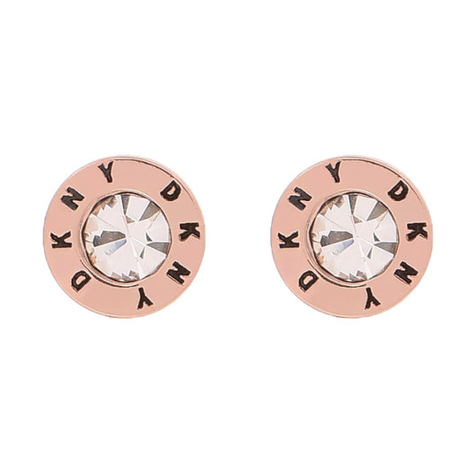 DKNY Aretes Oro Rosado Para Mujer