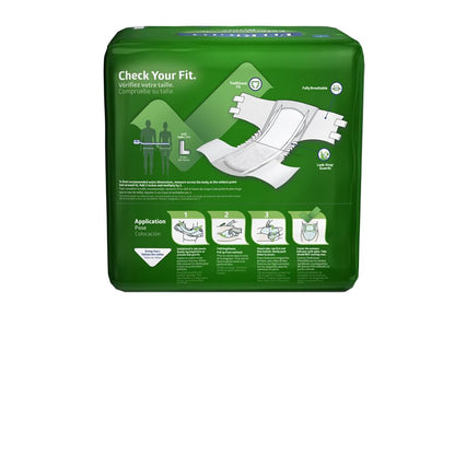 Medline MTB80500Z - Calzoncillos para adultos con pestañas, máxima absorción para adultos, tamaño grande (15 unidades)