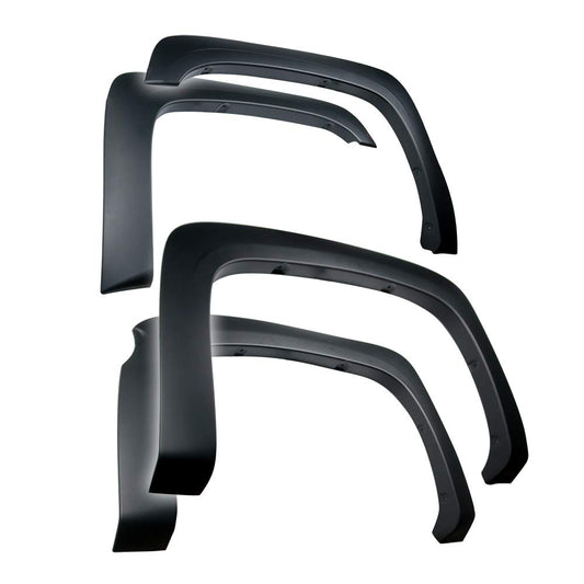 Tyger Auto TG-FF6C4298 for 2007-2013 Chevy Silverado 1500 5.8' Short Bed (Not for Sierra) | Excl. 2007 Classic Models | Paintable Fine-Textured Matte Black Factory Style Fender Flare Set, 4 Piece