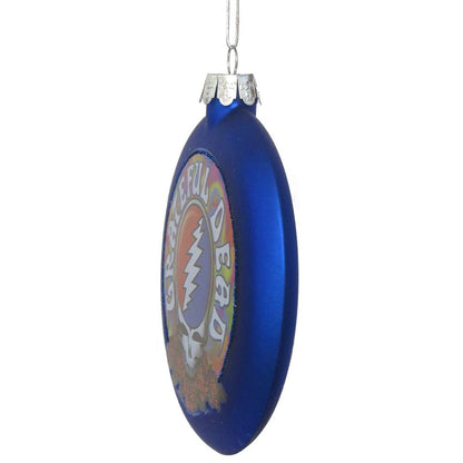 Kurt Adler GD4143 Glass Grateful Dead Disc Ornament, 100mm