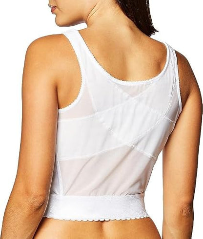 Exquisite Form Brasier de Postura de Encaje Largo con Cierre Frontal Completo Sujetador para Mujer