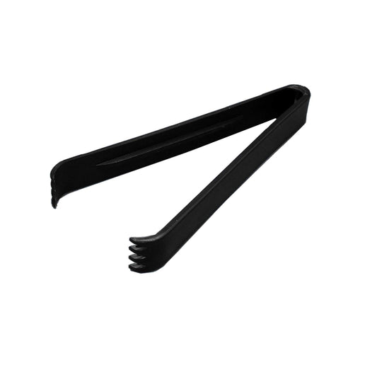 Party Essentials - Pinzas de plástico para servir (16,5 cm, 8 unidades), color negro