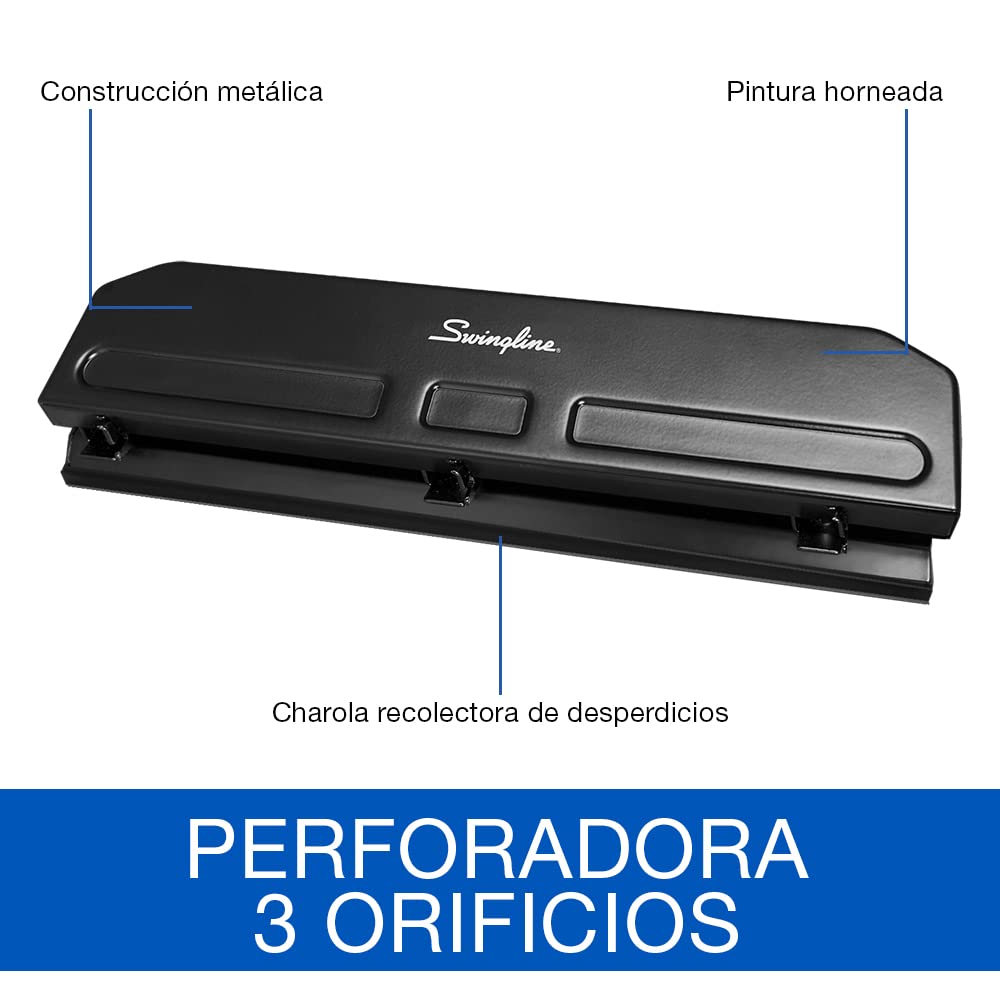 Swingline Perforadora 3 Orificios. P6084