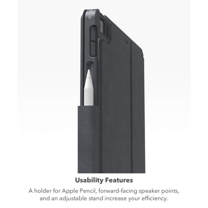 ZAGG Pro Keys - Funda Desmontable y Teclado inalámbrico para Apple iPad Air 10.9, Bluetooth multidispositivo, Teclas retroiluminadas, Soporte para lápiz Apple, protección contra caídas, Color Negro