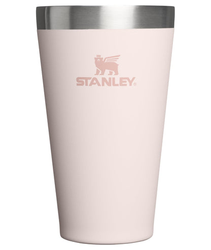 Stanley Adventure Vaso de Cerveza Apilable 16 oz, Orquídea Suave - Cuarzo rosa - 16 Ounces - Moderno