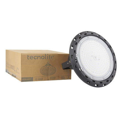 Tecnolite - Lámpara Colgante LED, Luz Colgante de Techo, Color Negro, Luz de Día 6 500 k, 150 W, 100 - 277 V