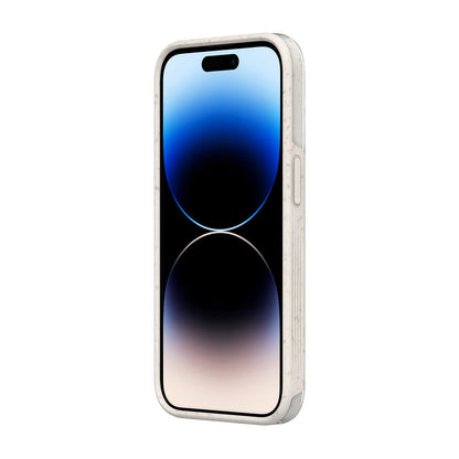 Incipio Organicore Clear Funda Compatible con iPhone 14 Pro, Protección Caídas 4.2m, Bisel Elevado, Compostable - Natural/Transparente