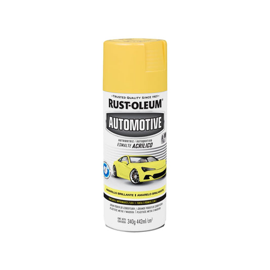 Rust-Oleum Esmalte Aerosol Automotive Acrílico Amarillo Brillante 340g