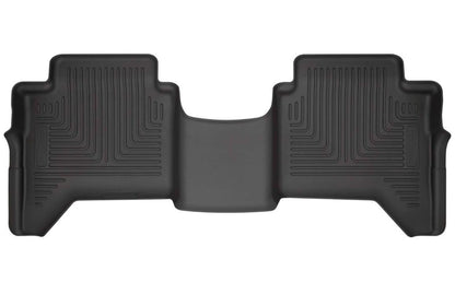 Husky Liners Weatherbeater - Alfombrillas para Ford Ranger SuperCrew 2019-2024 | 2ª Fila, 1 Pieza, Color Negro - 14411 - Weatherbeater - Weatherbeater 2nd Seat Floor Mat - Negro -