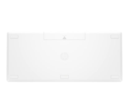 HP Teclado Inalámbrico 350, Conectividad 10 Metros, 2.4 GHz, en Español, Windows/Mac OS, Multi-Dispositivo, Blanco (692T0AA)