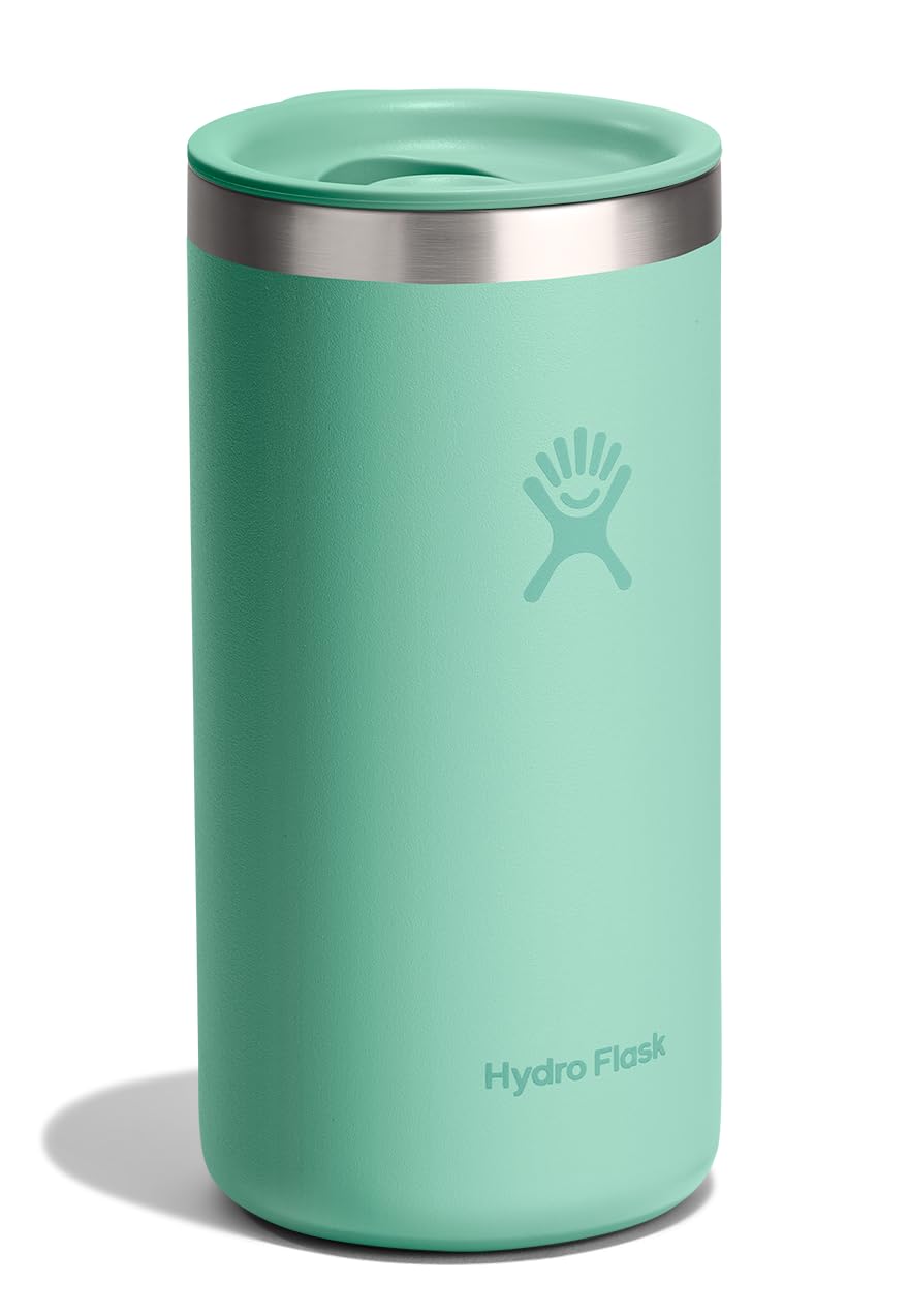 Hydro Flask - Taza de café de viaje, acero inoxidable aislado, antiderrames, a prueba de fugas, 16 onzas, color verde sirena