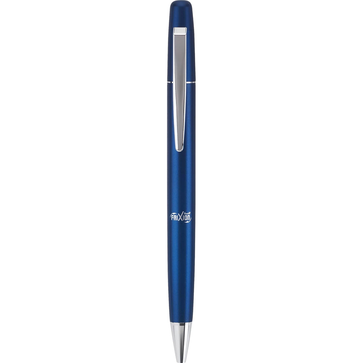 Pluma Roller Pilot FriXion LX 0.7 mm, Tinta Azul Borrable, Cuerpo Metálico color azul mate, Retráctil y Recargable
