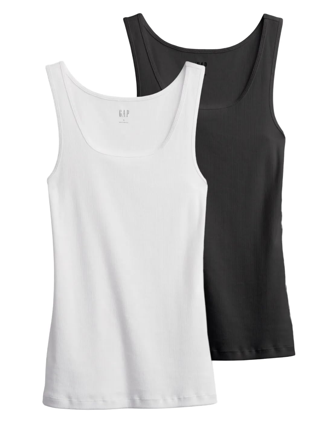 Gap camiseta sin mangas acanalada para mujer - White V2 Global Pack - M