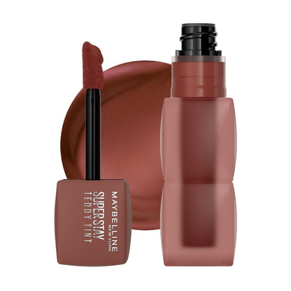 Maybelline Super Stay Teddy Tint Tinta para Labios Mate, 5 ml - Tono Mascara Tear