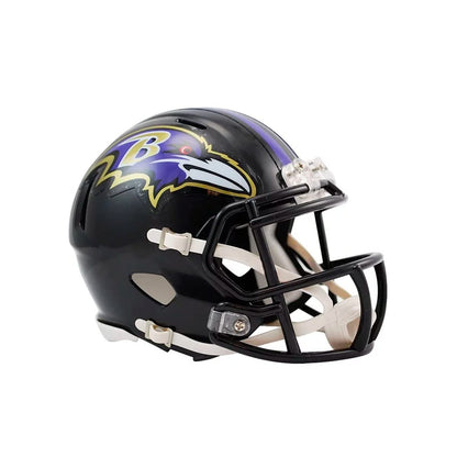 Riddell NFL Speed Mini Casco de Colección - Baltimore Ravens - Una talla - Color del equipo